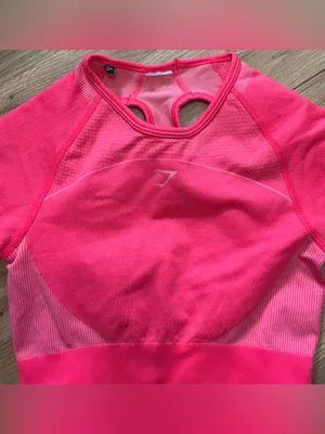 #88 Gymshark Pink Ultra Seamless Crop Top Size S thumbnail 7