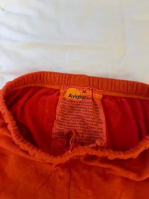 Aviator Nation Orange Sweatpants thumbnail 4