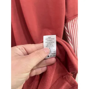 Altar'd State Colorblock Rugby Stripe‎ Oversized Pullover Top Size XS thumbnail 3