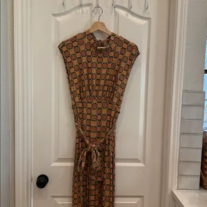 Free People vibe check one piece funky print jumpsuit thumbnail 5