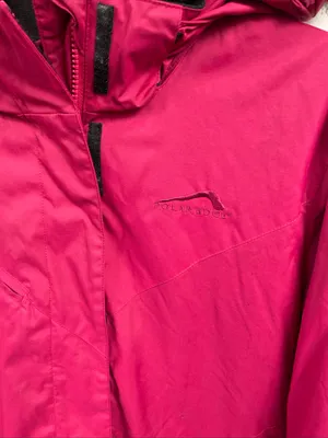 Ski Snow Waterproof Jacket Furry Hood Pink Women’s Small Lined Double Layer thumbnail 2