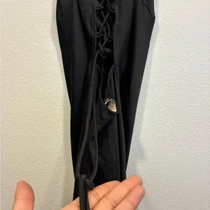 Meshki Black Backless Dress Small thumbnail 5