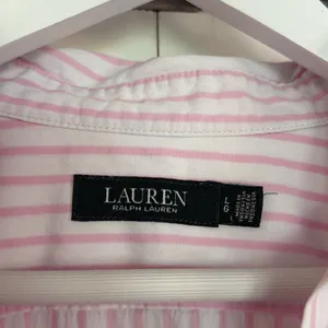 Lauren Ralph Lauren pink striped pocket front button down large thumbnail 4