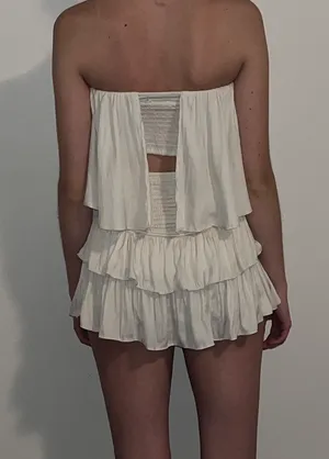 Mustard Seed Strapless Romper thumbnail 3