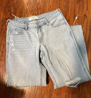 Hollister Low-Rise Baggy Jeans thumbnail 1