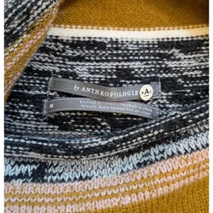 Anthropologie Maeve Stripe Sleeveless Sweater Tunic Sz M Lagenlook Preppy Funky Kitchie thumbnail 7
