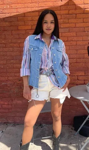 Free People Y2k western denim vest jacket size s thumbnail 2