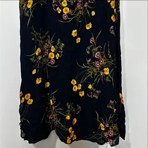 Reformation Ingrid Navy Mademoiselle Maxi Dress Size 4 thumbnail 3