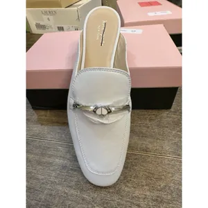 KATE SPADE NEW YORK $399 Women's White‎ Leather Laura Mule Size 9.5 thumbnail 3