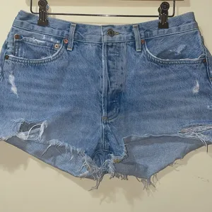 Womens Agolde Parker Vintage Cut Off Short in Swapmeet thumbnail 6