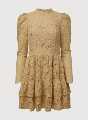 Rachel Parcell Metallic Lace Mini Dress thumbnail 4
