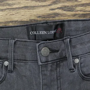 Colleen Lopez Womens Piped Trim Skinny Jeans 167e44183581fc Black Multi 2 thumbnail 3