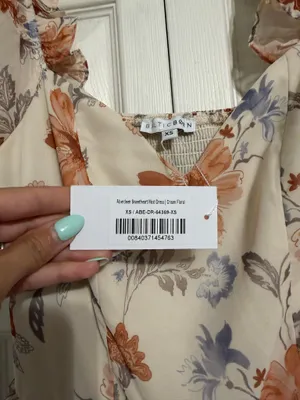 NWT Baltic Born Cream Floral Dress thumbnail 4