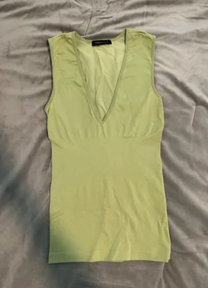 BCBGMaxAzria Light Green Top thumbnail 1