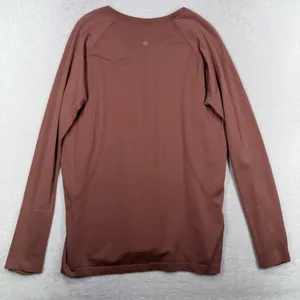 Lululemon Size 16 Swiftly Tech Long Sleeve 2.0 Soft Cranberry Activewear Top thumbnail 10