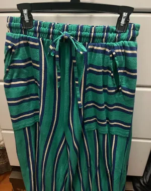 Free-Est Free People Wide Leg Linen Blend Pull On Pants thumbnail 1