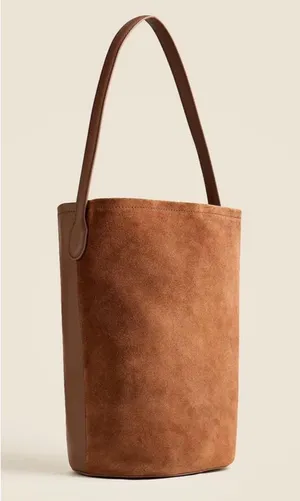 J Crew Brown Bucket Bag thumbnail 1