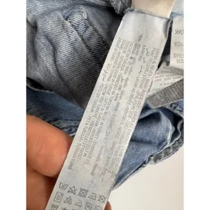 ZARA High‎ Waisted Denim Jeans Paperbag Waist Straight Leg Women S thumbnail 7