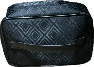 Estée Lauder makeup bag black diamond print thumbnail 2