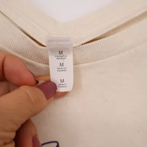 Fruit of the Loom T-Shirt Womens Medium HD Cotton Cream Classic Graphic thumbnail 3