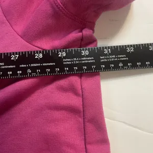 Nine West 2X Active Women's Pink Pullover Hoodie Short Sleeve Relaxed Fit Logo thumbnail 6