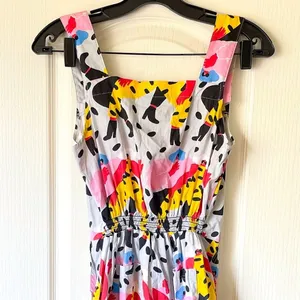 Nooworks Dancing‎ Ladies Overalls Cotton Print XS EUC thumbnail 7