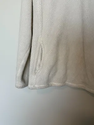 White cream Patagonia Women Fleece Pullover Jacket thumbnail 6