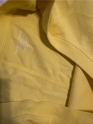 Chelsea & Theodore Bright Yellow Scoop Neck Cap Sleeve Tunic Dress thumbnail 2