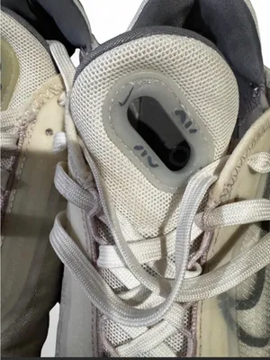 Nike Sneakers in White and Gray with Translucent Sole thumbnail 3