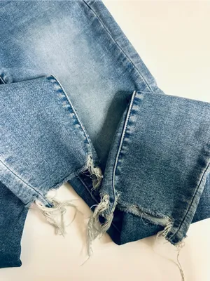 American Eagle High Rise Jegging Size 6 Regular Cozy Next Level Stretch Raw Hem thumbnail 6