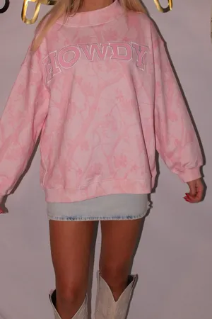 Camo Howdy Mock Neck Sweatshirt Size L thumbnail 3