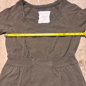 Anthropologie Pure & Good Sweatshirt Midi Dress Olive Green Womens Small thumbnail 5