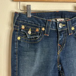 True Religion Women's Becky Bootcut Y2K Section Denim Jeans Blue Size 27‎ thumbnail 5
