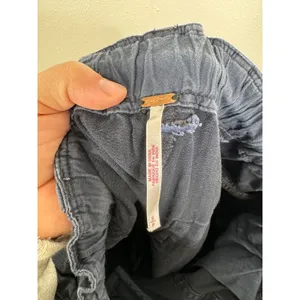 Free People Movement Walk On Fire Cargo Pants Navy Blue Utility Cropped Small thumbnail 3