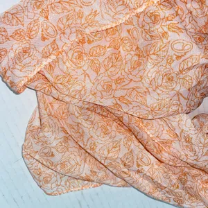NWT Baltimore Orioles MLB Mother's Day orange White Floral Infinity Scarf Womens thumbnail 5