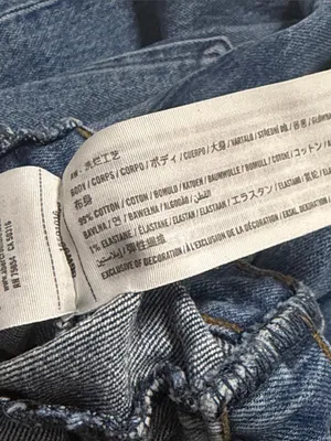 Abercrombie & Fitch Dark Blue Straight-Leg Women’s Jeans thumbnail 7