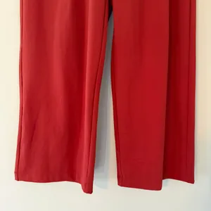 Halara Wide Leg High Rise Orange Red Pull‎ On Pants Comfy Stretch Pant Workwear thumbnail 3