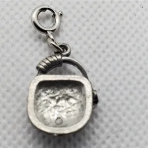 Silver Tone Portable CD Player & Headphones Charm thumbnail 3