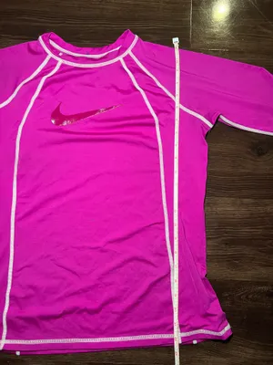 Nike Swim Long Sleeve Rashguard Size Medium thumbnail 6