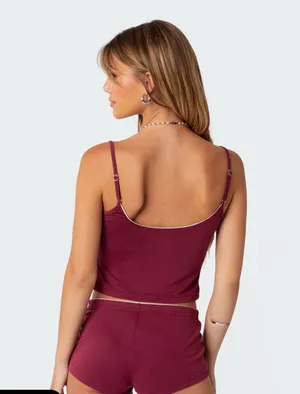 Edikted brand new tank top red small thumbnail 3