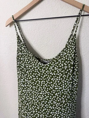 Reformation‎ Marlowe Mini Dress Green Womens Size M thumbnail 3