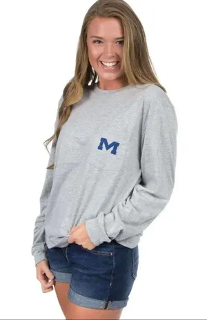 Lauren James ole miss long sleeve stadium sweet tee thumbnail 1