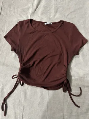 Brown Crop Top thumbnail 1