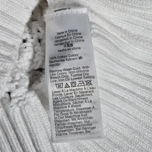 J. Crew Pointelle‎ Crewneck Sweater in White S BZ498 thumbnail 4