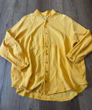 Free people button down top thumbnail 1