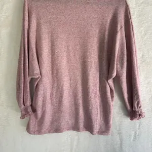 Thyme‎ + Honey Womens Marled Knit Pullover Top Smocked Ruffle Cuff NWT Size M thumbnail 5