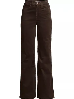 Lands’ End High Rise Corduroy Flare Pants Coffee Brown Size 10 Sold Out Color thumbnail 5
