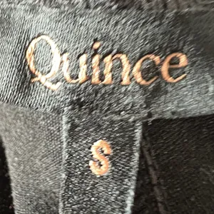 Quince Ultra Stretch Ponte‎ Straight Leg Pants Black Small thumbnail 4
