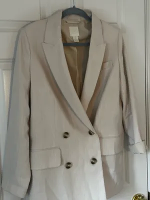 H&M Khaki Blazer thumbnail 2