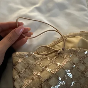 PrettyLittleThing Gold Sequin Mini Dress thumbnail 5